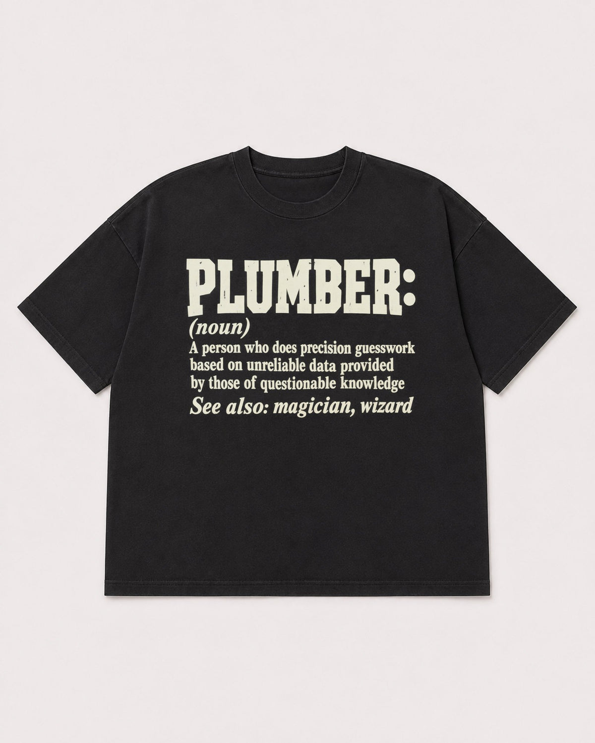 Mockup Boxy Heavyweight Tee Black product