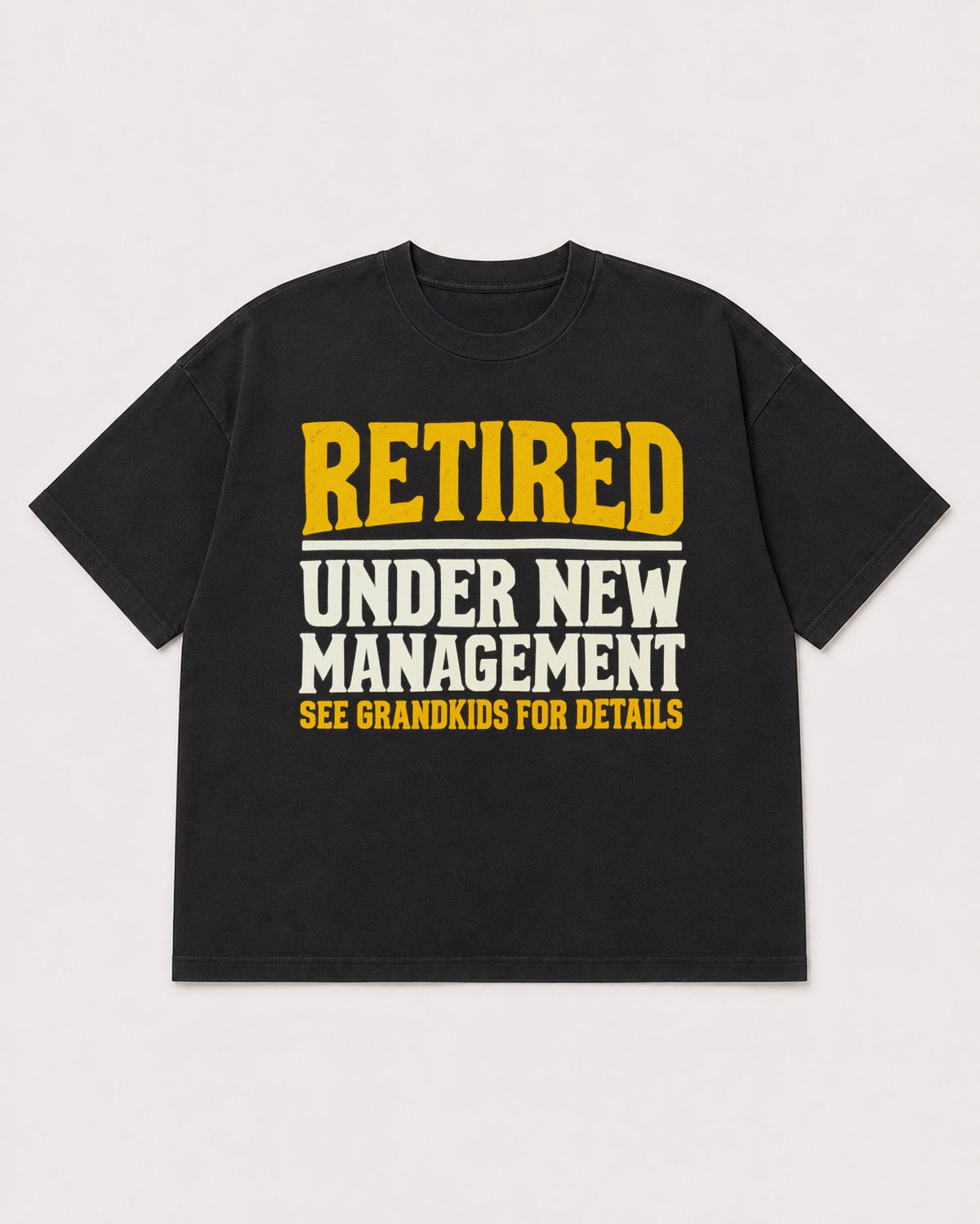 Mockup Boxy Heavyweight Tee Black product