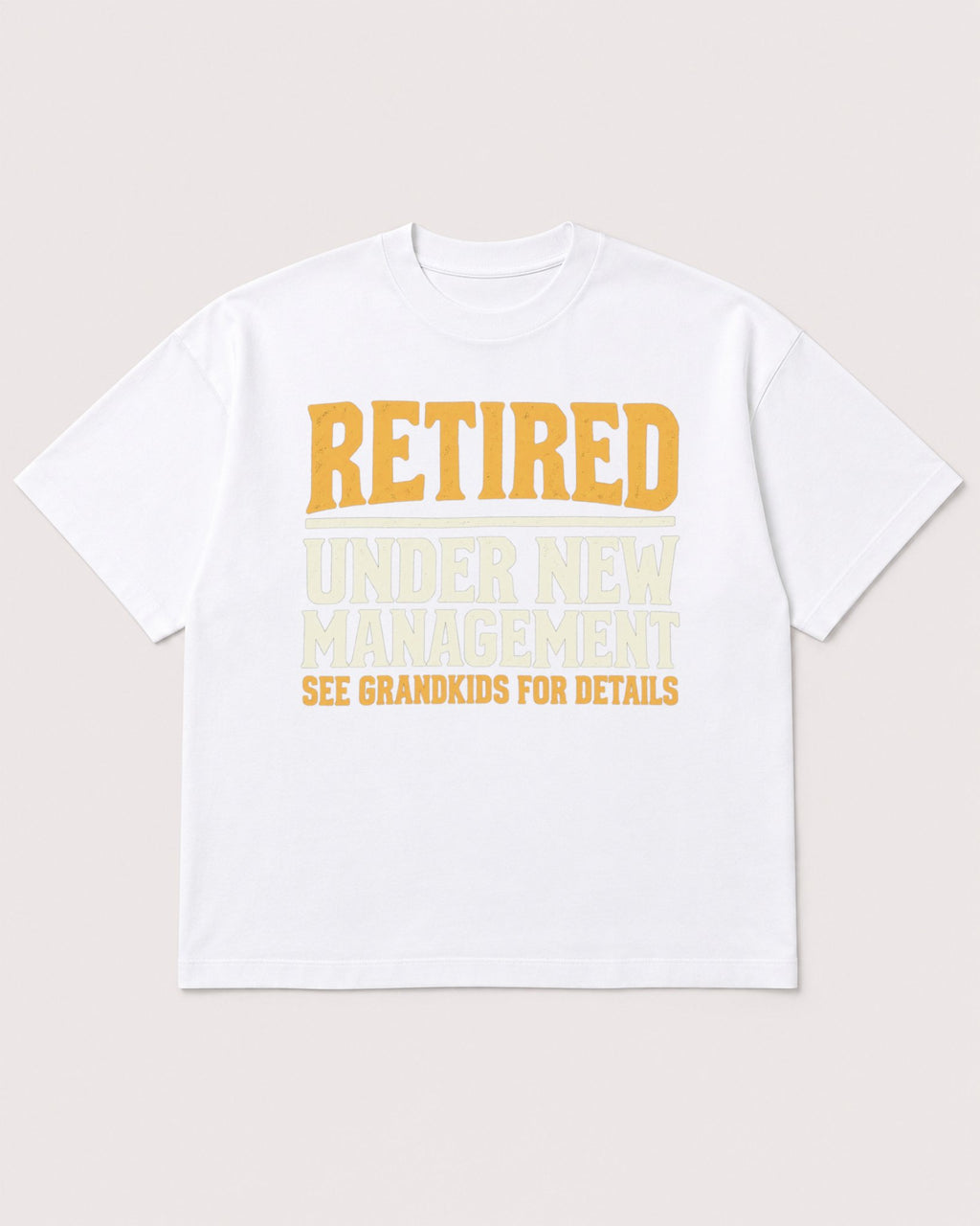 Mockup Boxy Heavyweight Tee White product