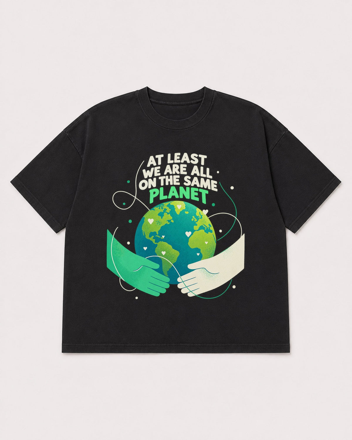 Mockup Boxy Heavyweight Tee Black product