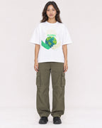 Mockup Boxy Heavyweight Tee White female full-body 02
