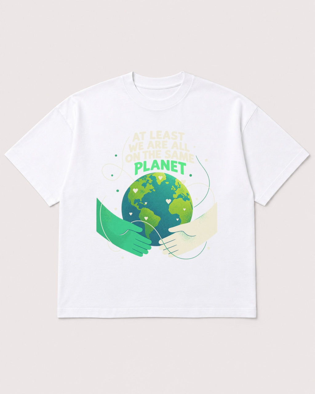 Mockup Boxy Heavyweight Tee White product