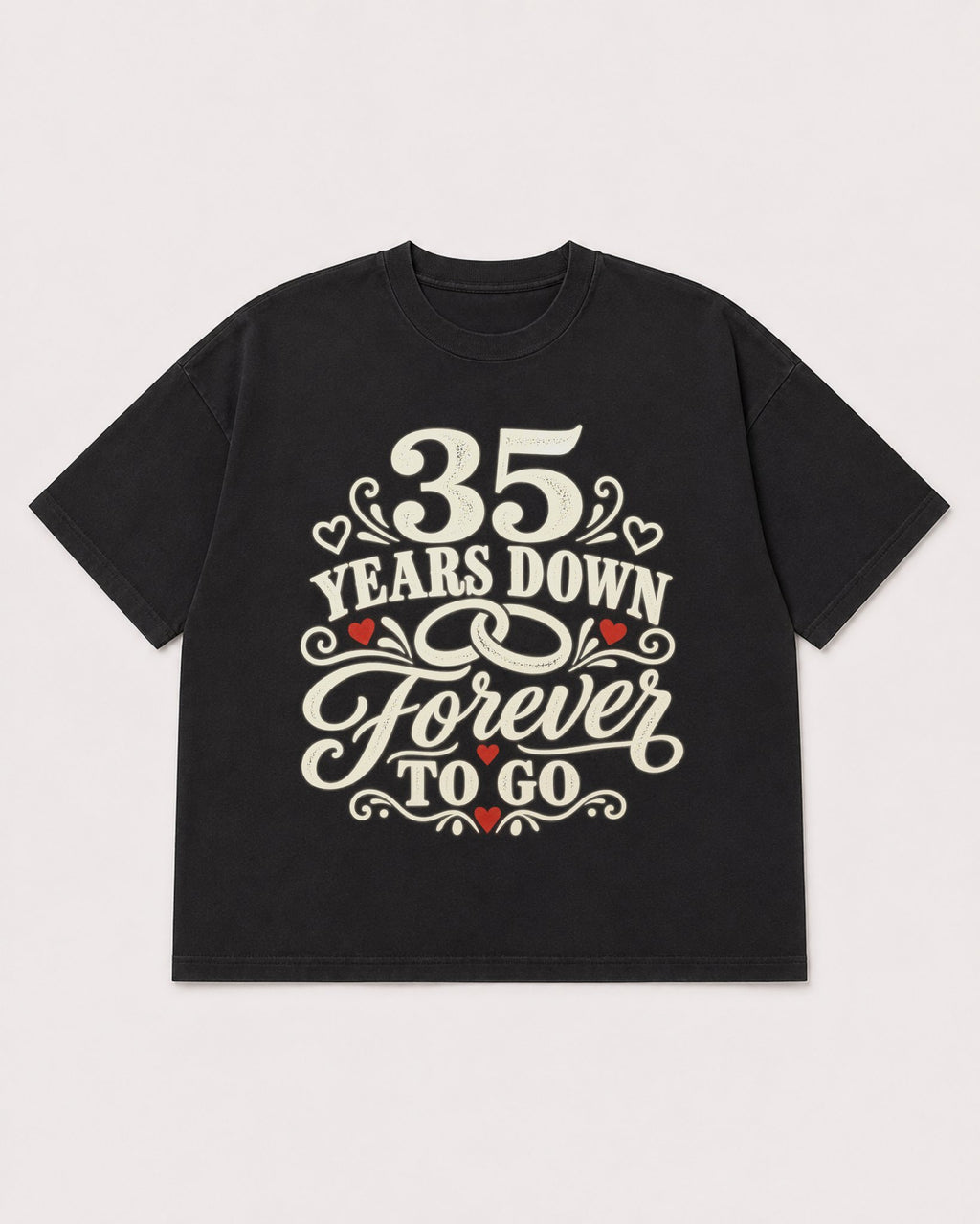 Mockup Boxy Heavyweight Tee Black product