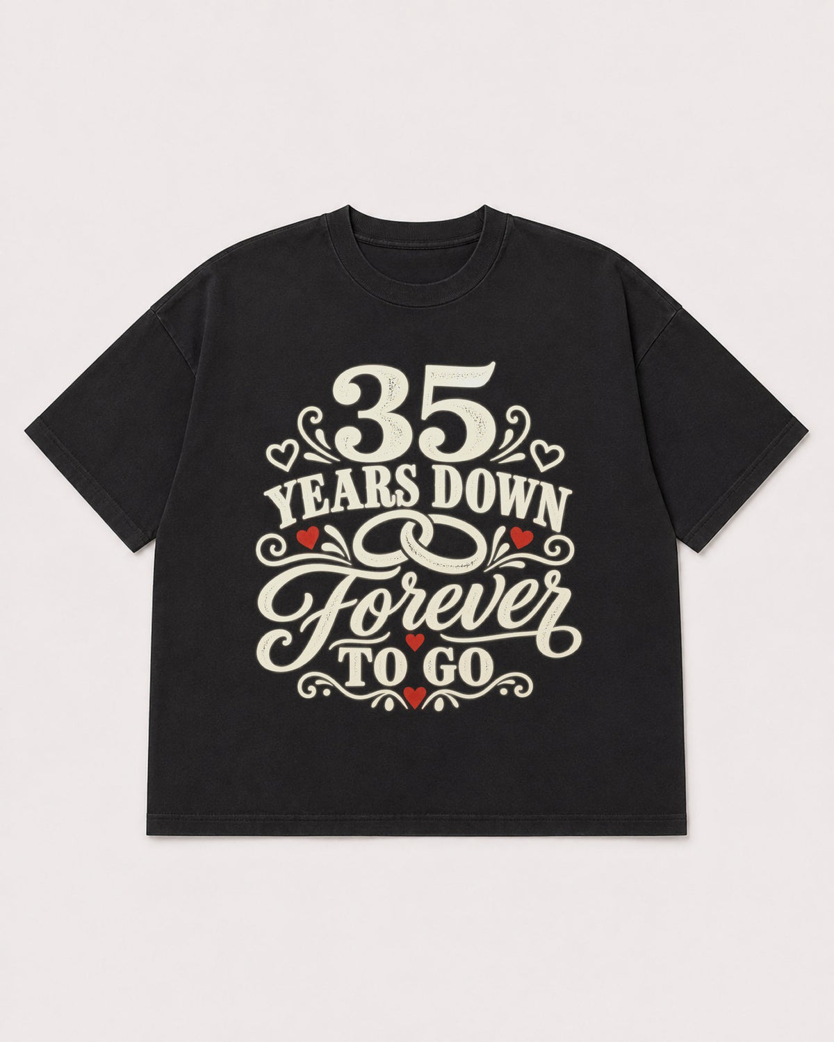 Mockup Boxy Heavyweight Tee Black product