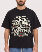 Mockup Boxy Heavyweight Tee Black male close-up 27
