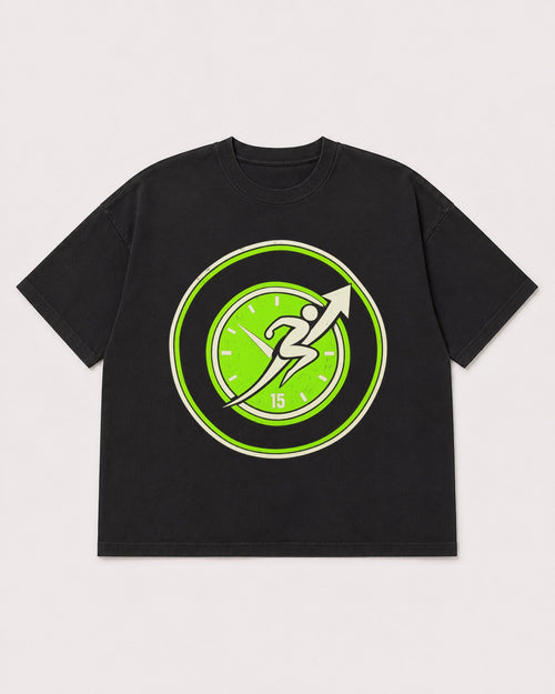 Mockup Boxy Heavyweight Tee Black product