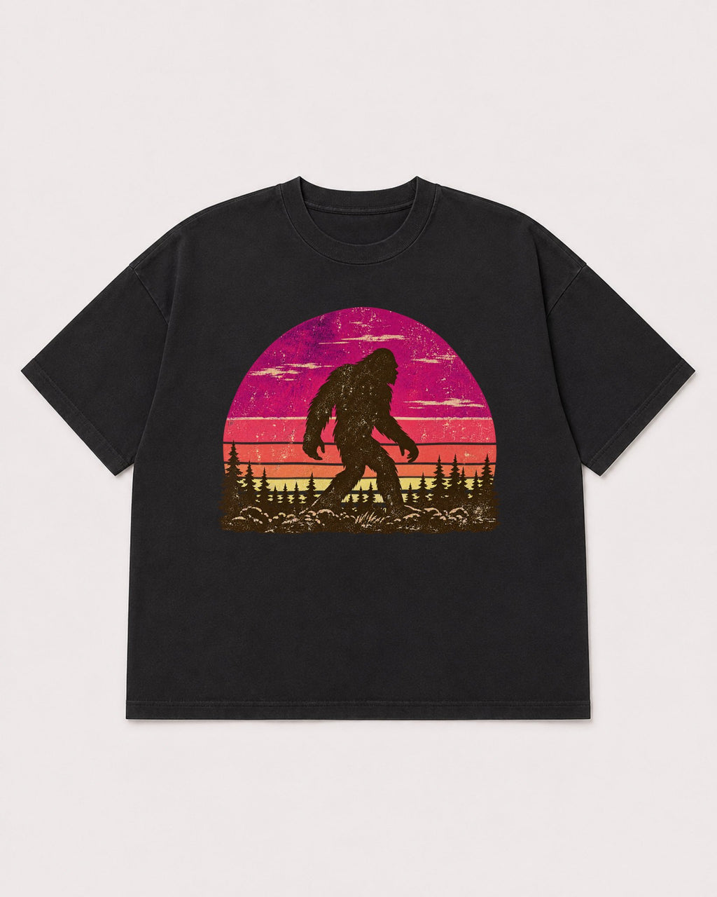 Mockup Boxy Heavyweight Tee Black product