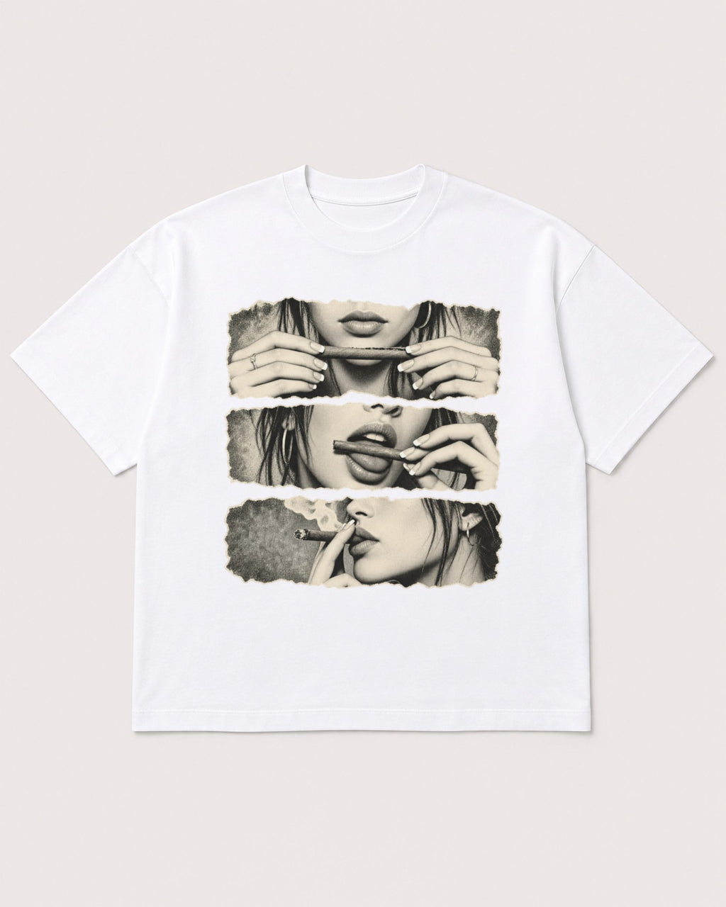 Mockup Boxy Heavyweight Tee White product