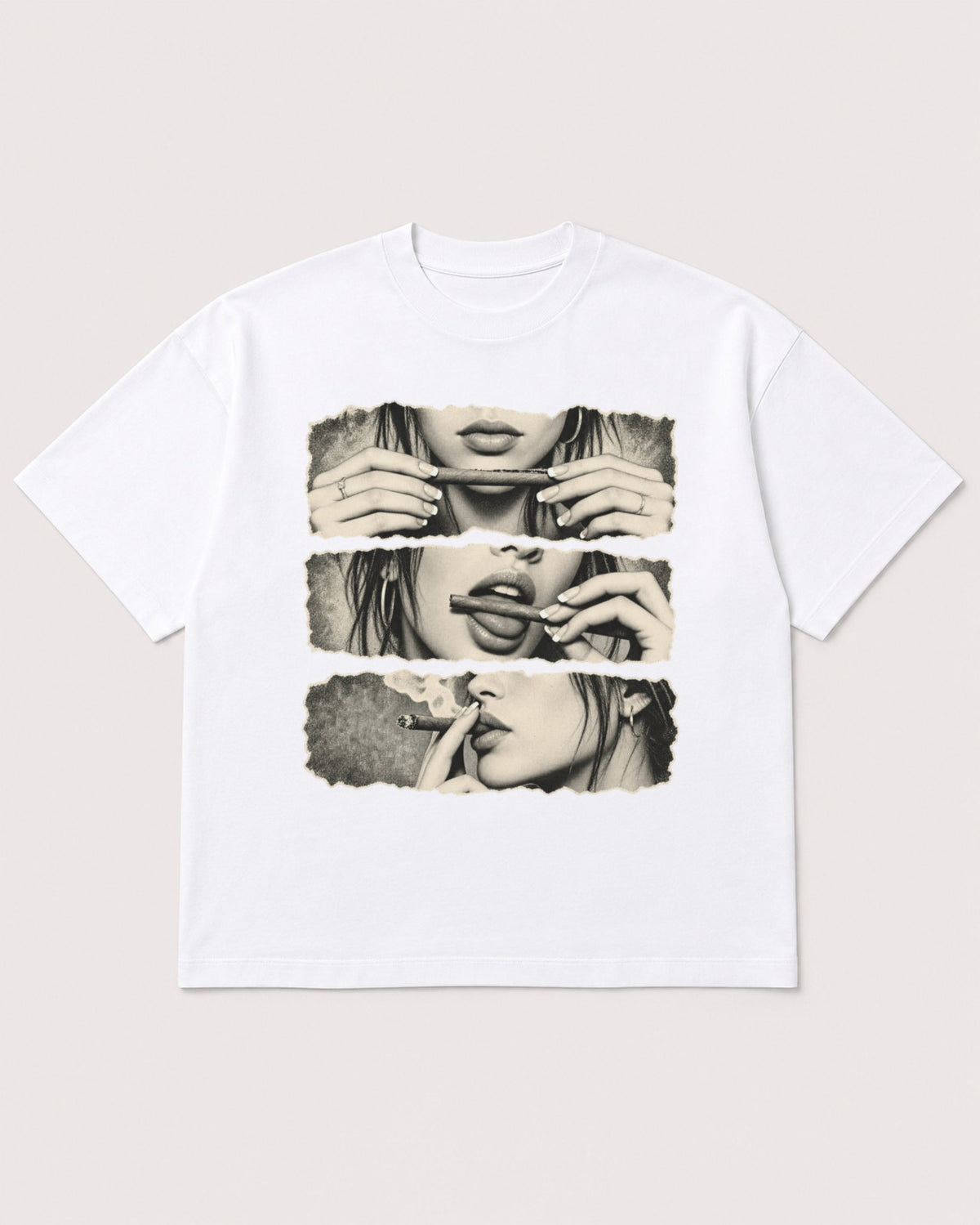 Mockup Boxy Heavyweight Tee White product