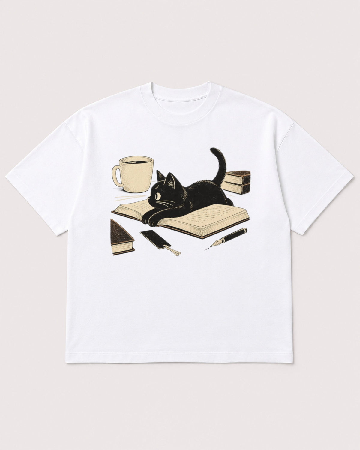 Mockup Boxy Heavyweight Tee White product