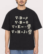 Mockup Boxy Heavyweight Tee Black male close-up 02