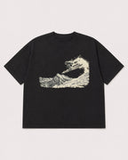 Mockup Boxy Heavyweight Tee Black product
