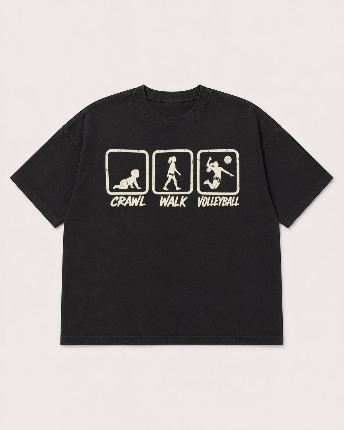 Mockup Boxy Heavyweight Tee Black product