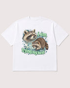 Mockup Boxy Heavyweight Tee White product