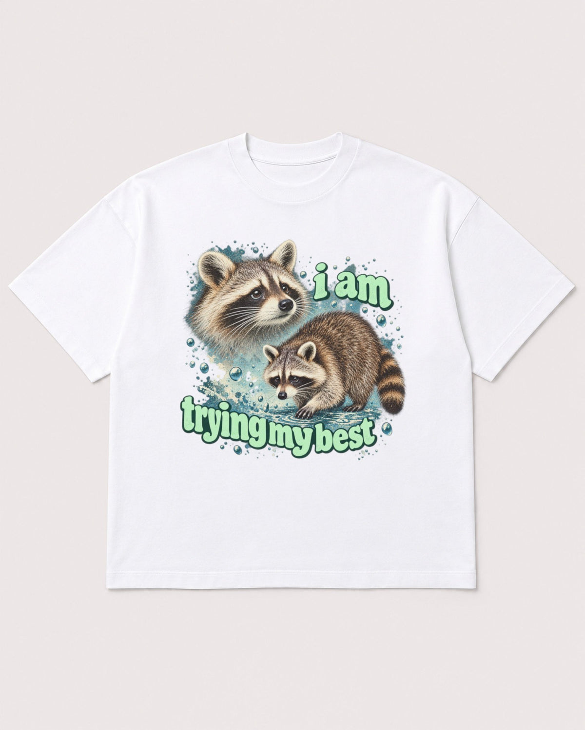 Mockup Boxy Heavyweight Tee White product