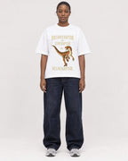 Mockup Boxy Heavyweight Tee White female full-body 34
