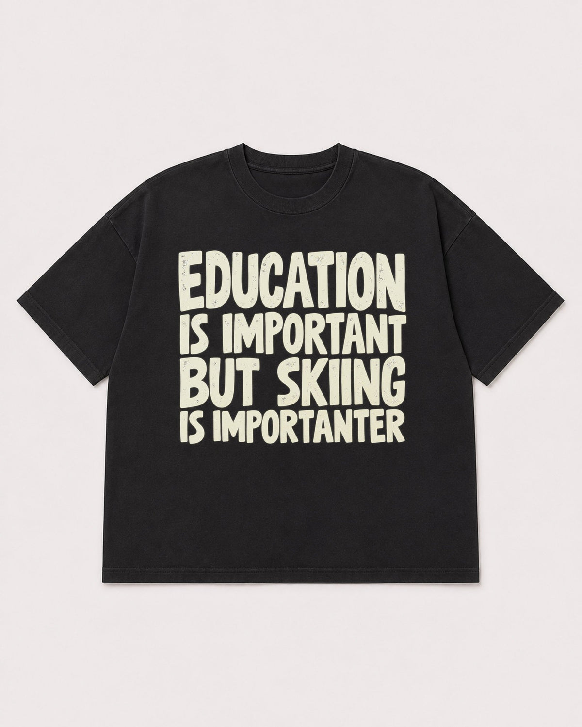 Mockup Boxy Heavyweight Tee Black product