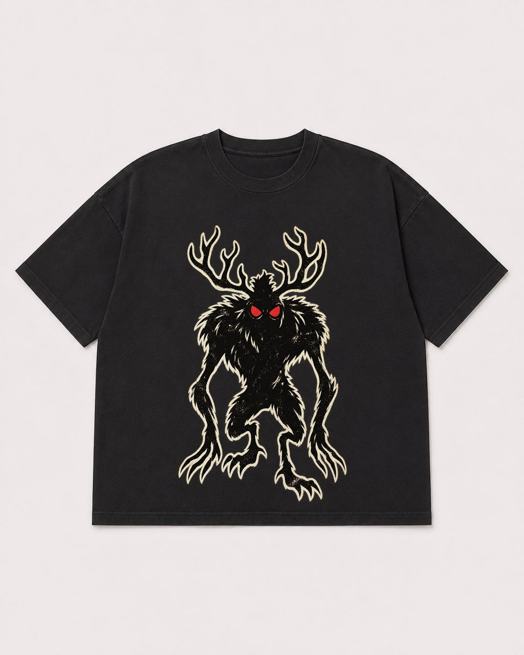 Mockup Boxy Heavyweight Tee Black product