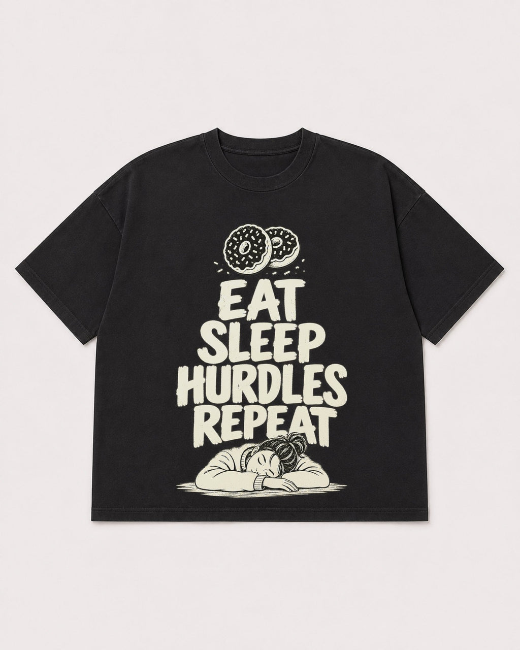 Mockup Boxy Heavyweight Tee Black product
