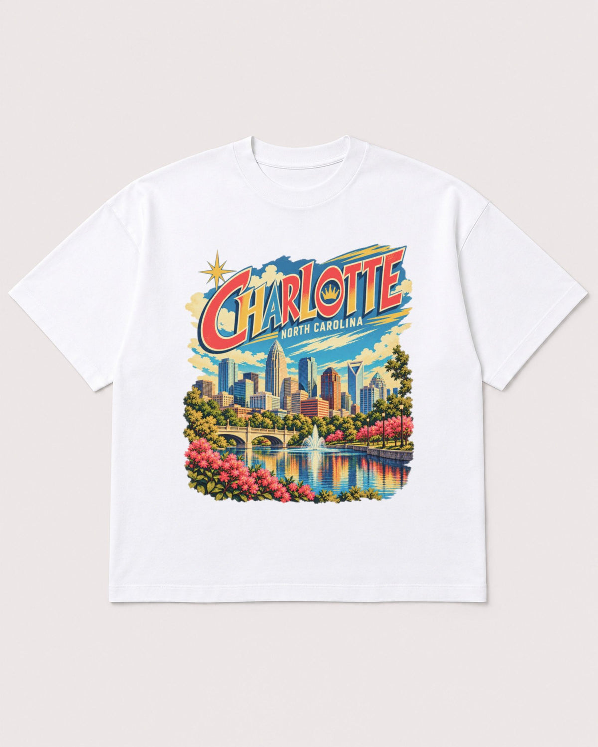 Mockup Boxy Heavyweight Tee White product