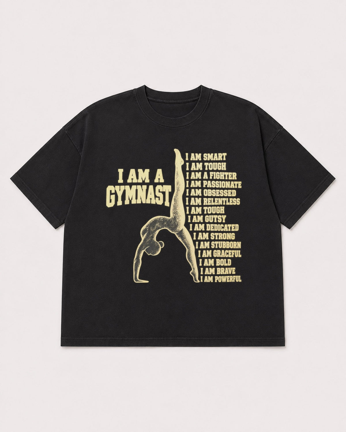 Mockup Boxy Heavyweight Tee Black product