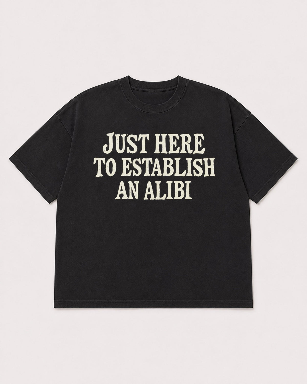 Mockup Boxy Heavyweight Tee Black product