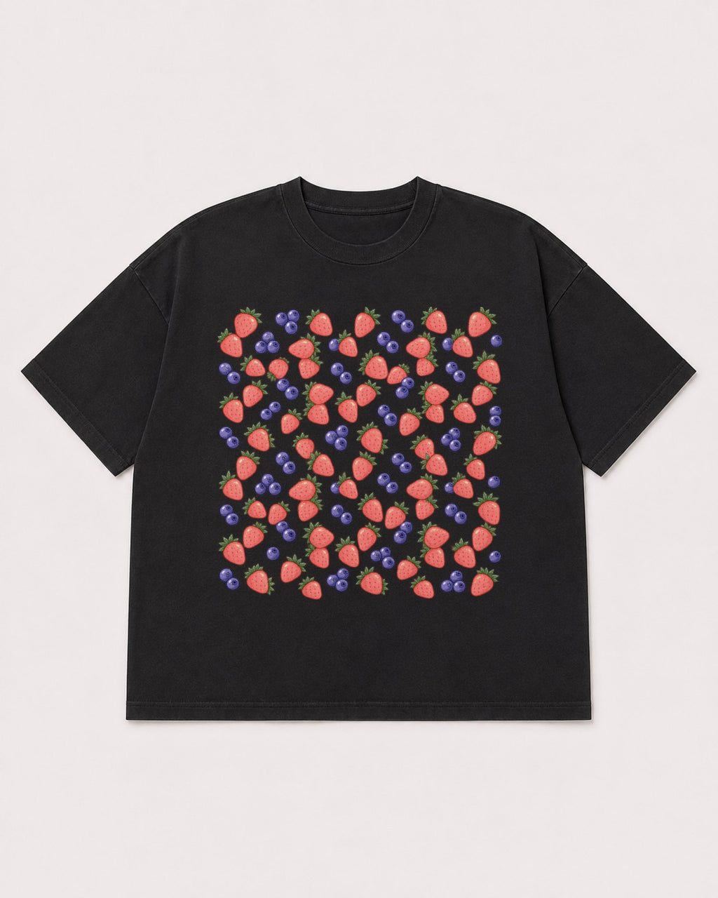 Mockup Boxy Heavyweight Tee Black product