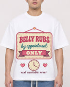 Mockup Boxy Heavyweight Tee White male close-up 13