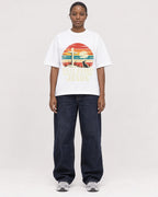 Mockup Boxy Heavyweight Tee White female full-body 34