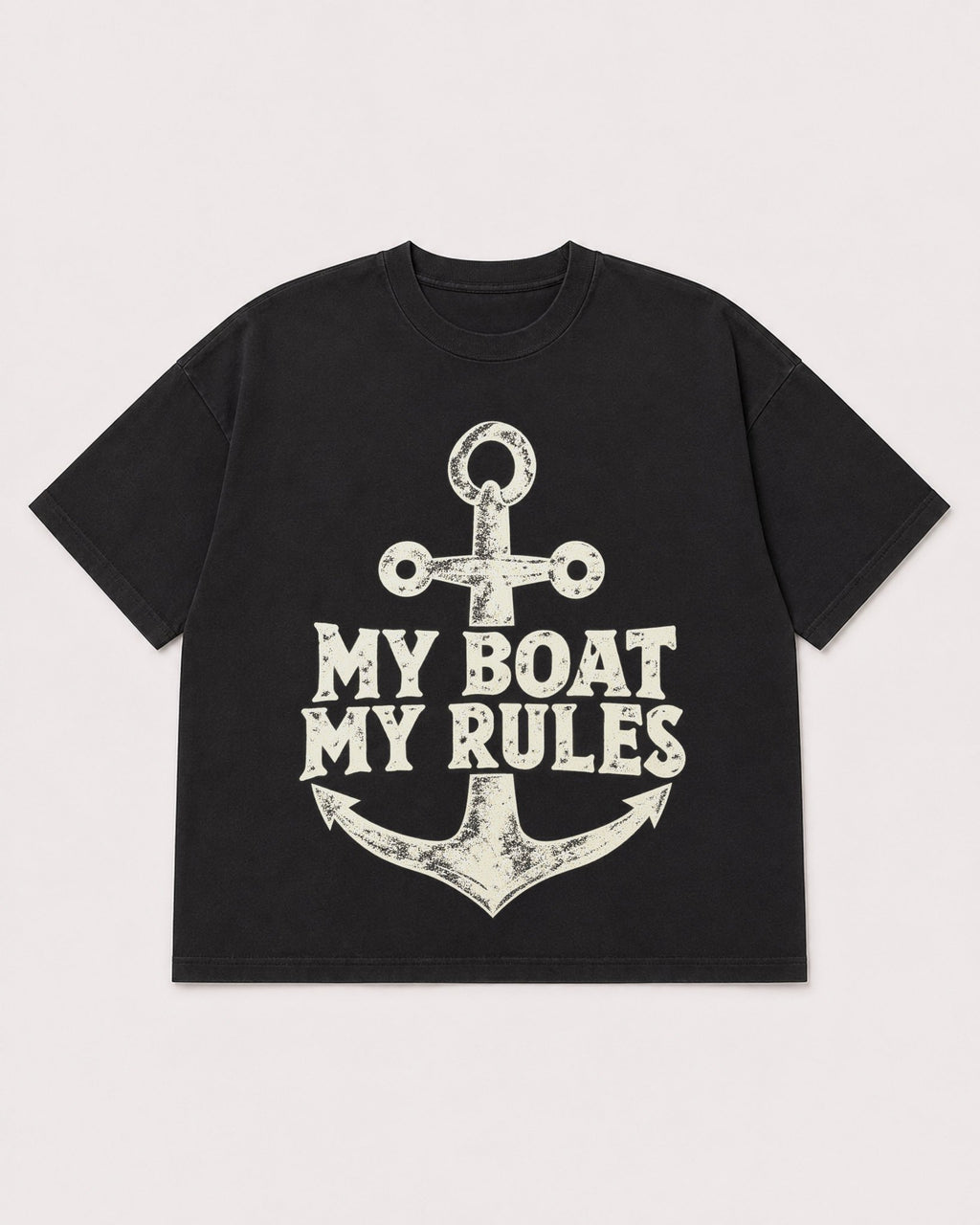 Mockup Boxy Heavyweight Tee Black product