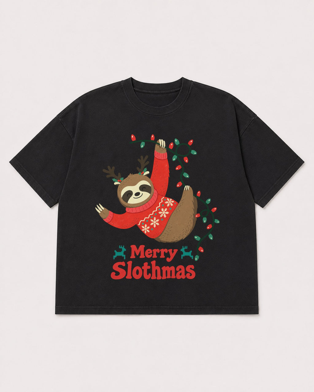 Mockup Boxy Heavyweight Tee Black product