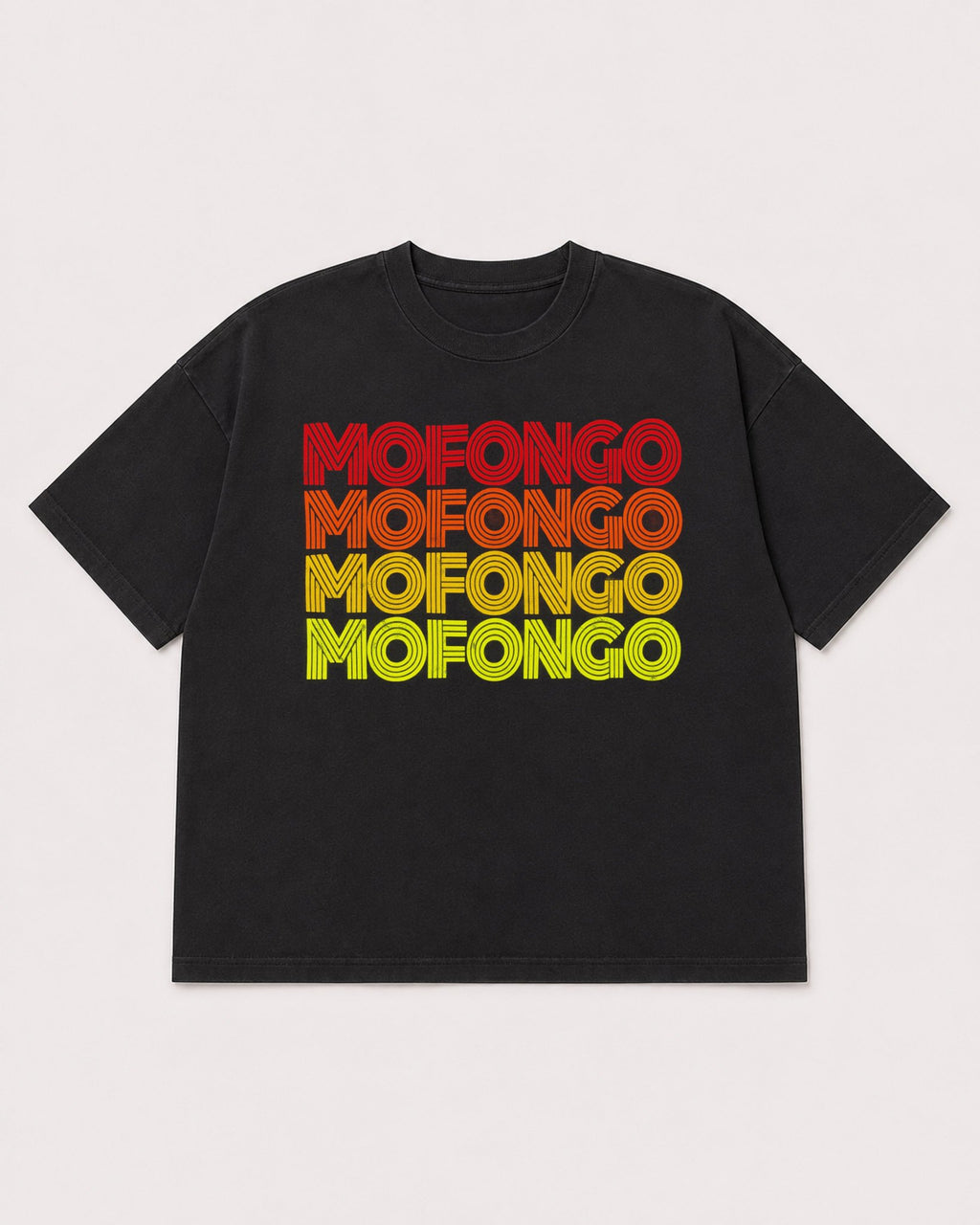 Mockup Boxy Heavyweight Tee Black product