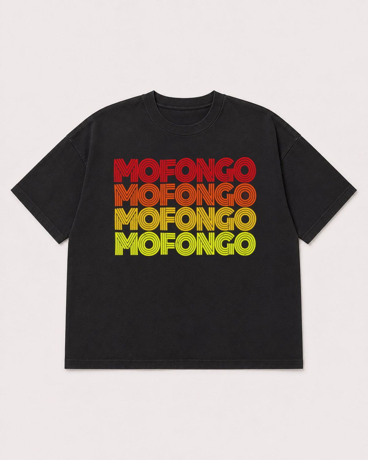 Mockup Boxy Heavyweight Tee Black product