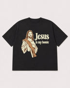 Mockup Boxy Heavyweight Tee Black product