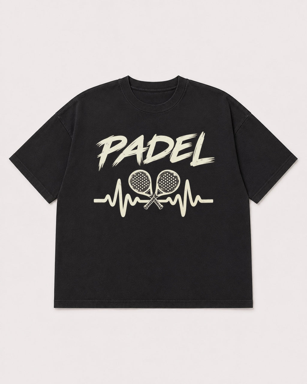 Mockup Boxy Heavyweight Tee Black product