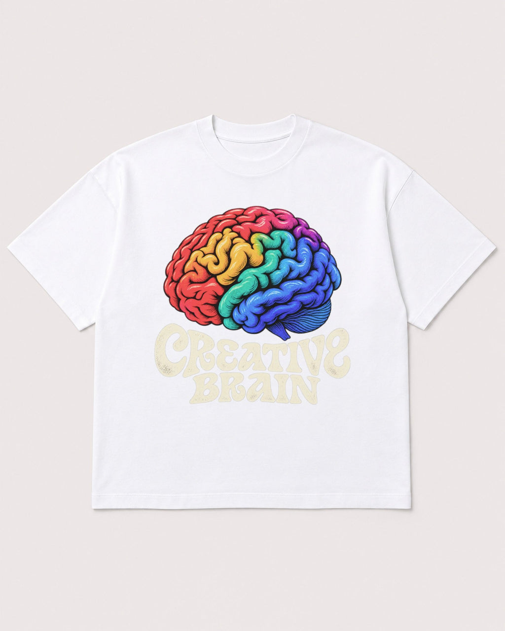 Mockup Boxy Heavyweight Tee White product