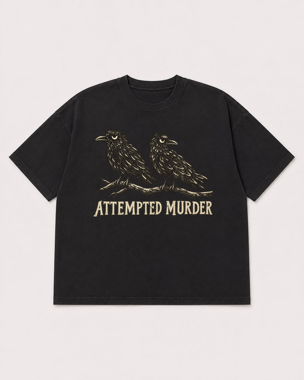Mockup Boxy Heavyweight Tee Black product