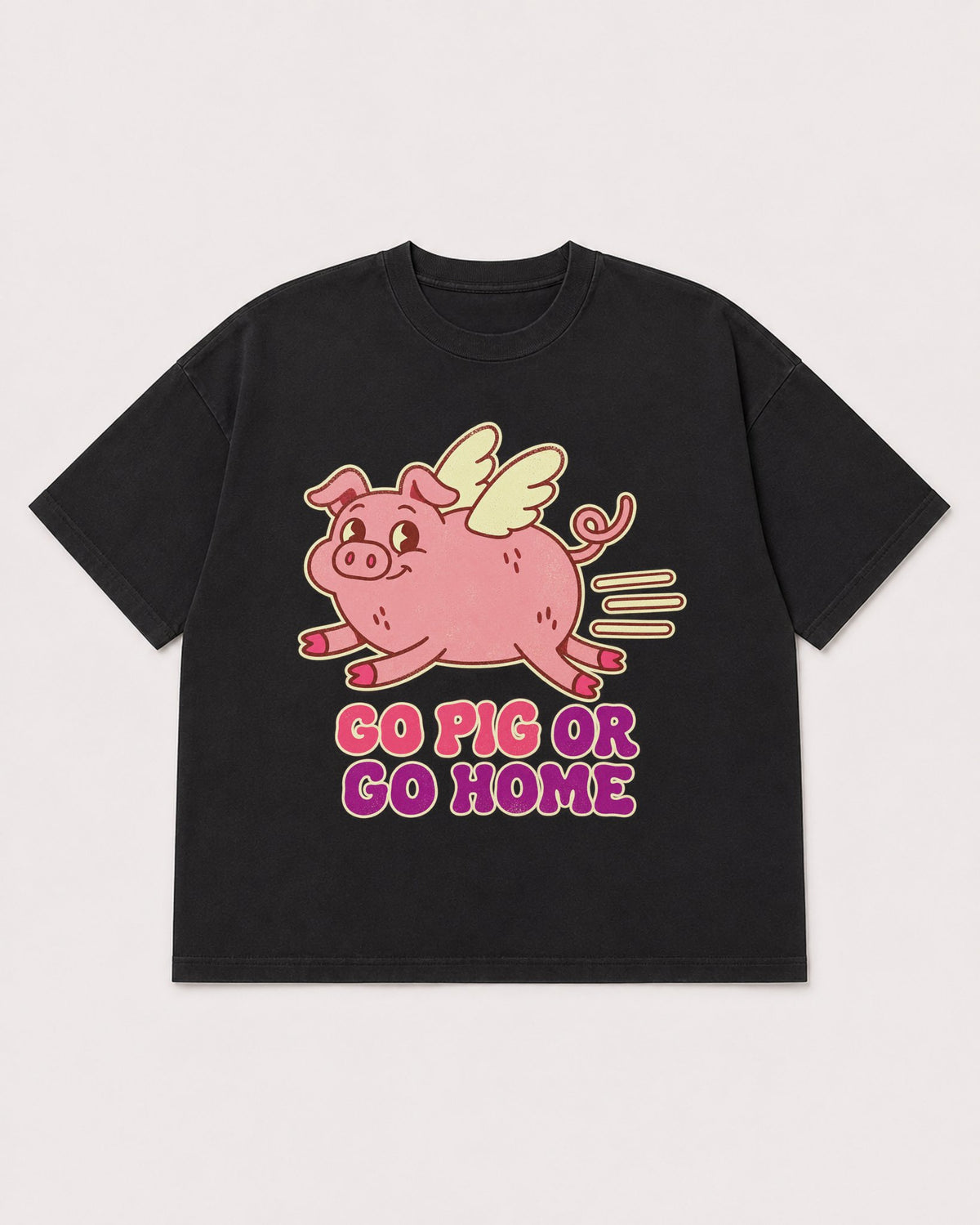 Mockup Boxy Heavyweight Tee Black product