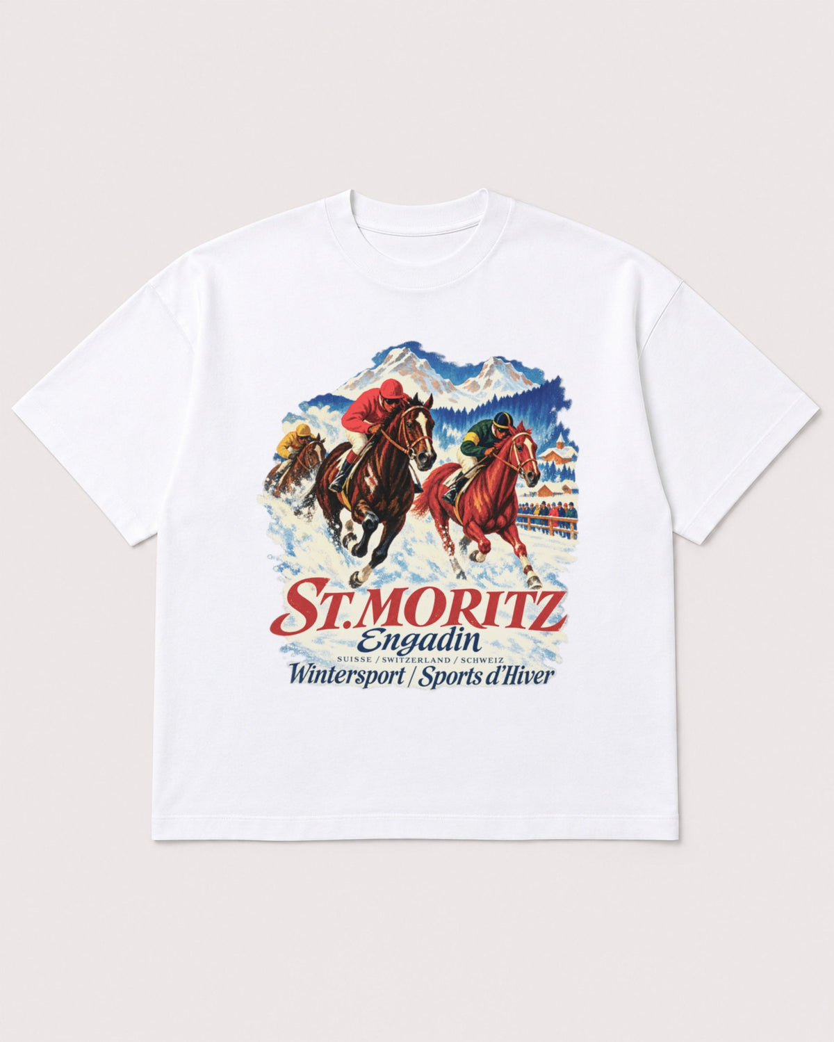 Mockup Boxy Heavyweight Tee White product