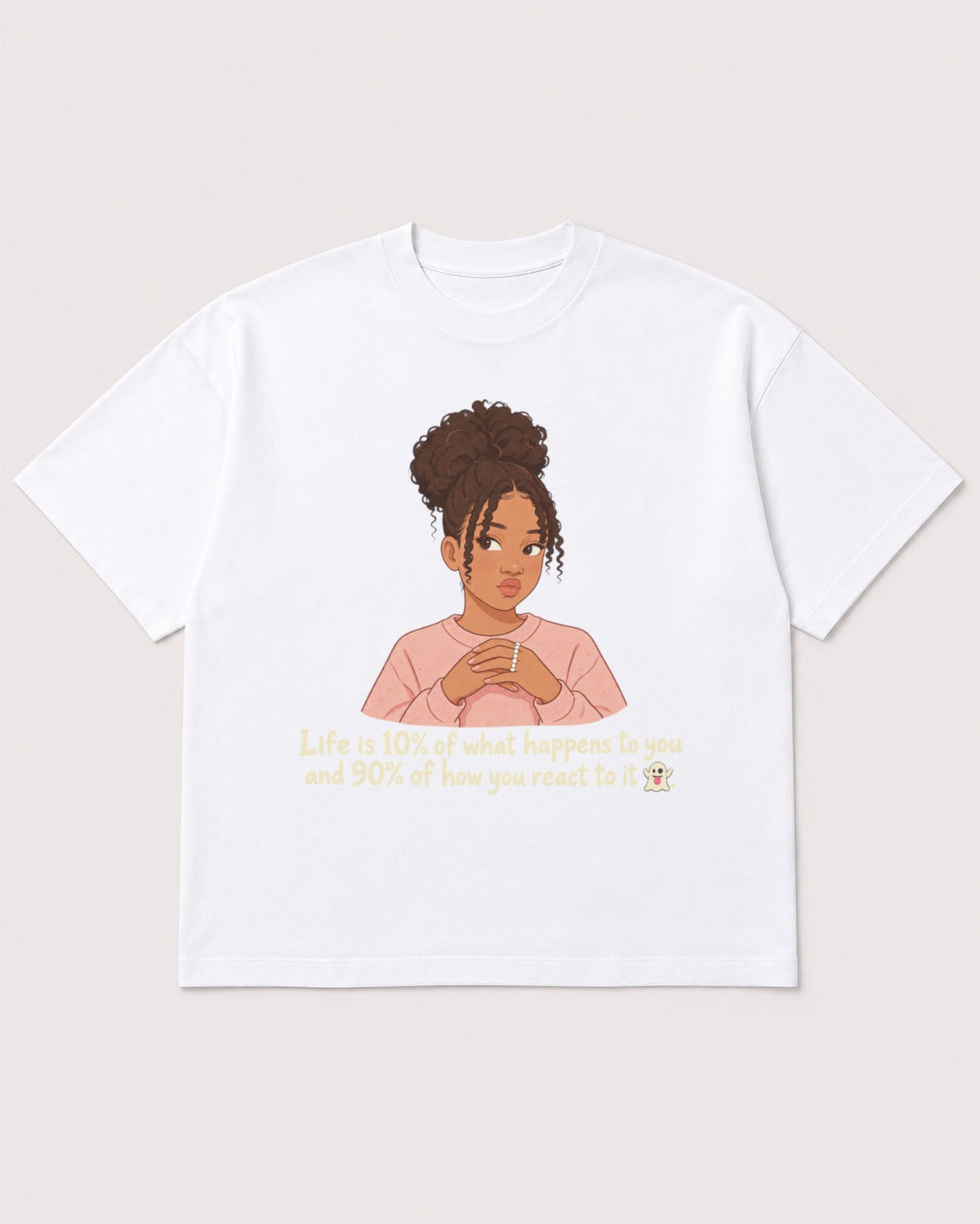 Mockup Boxy Heavyweight Tee White product