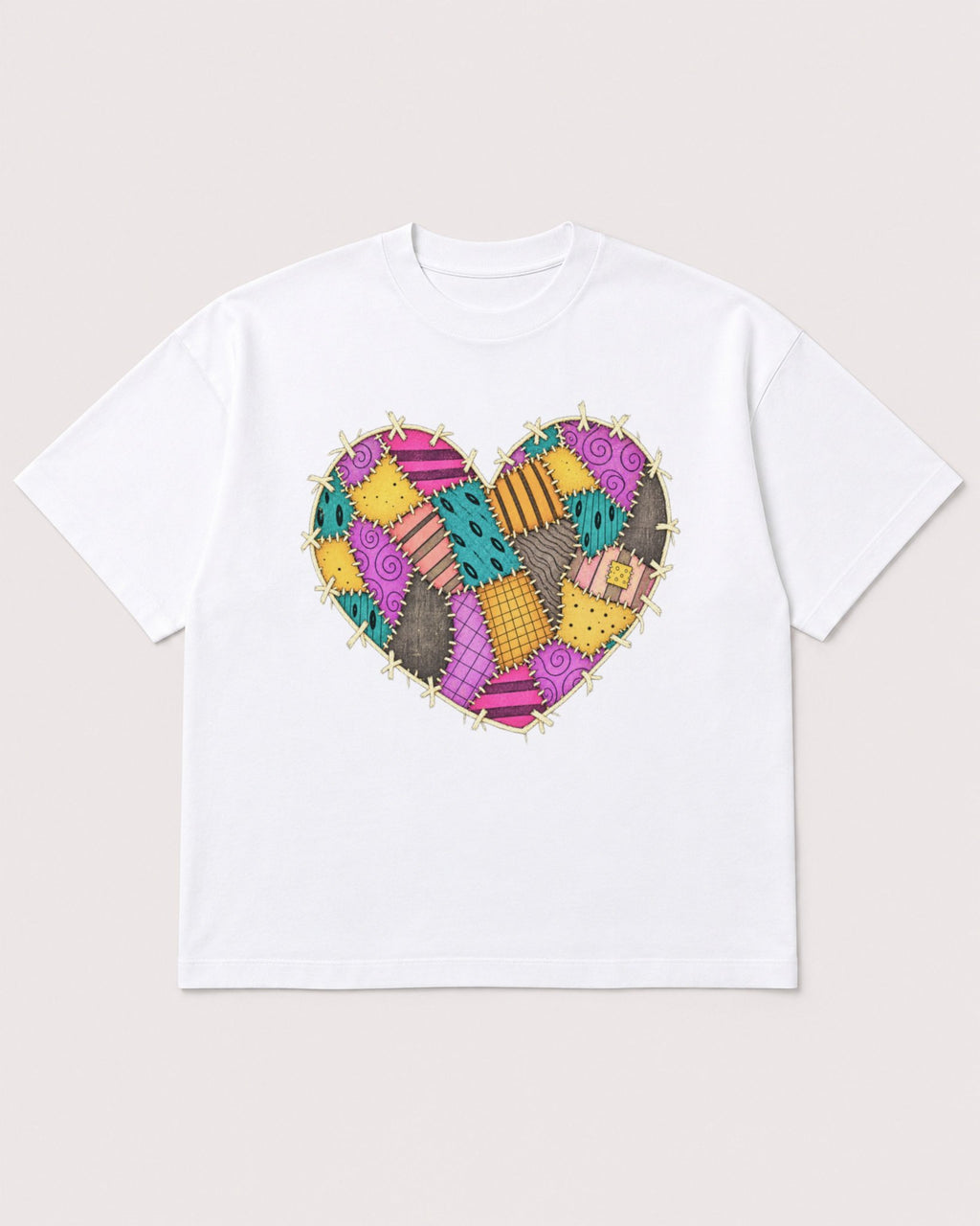 Mockup Boxy Heavyweight Tee White product