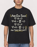 Mockup Boxy Heavyweight Tee Black male close-up 06