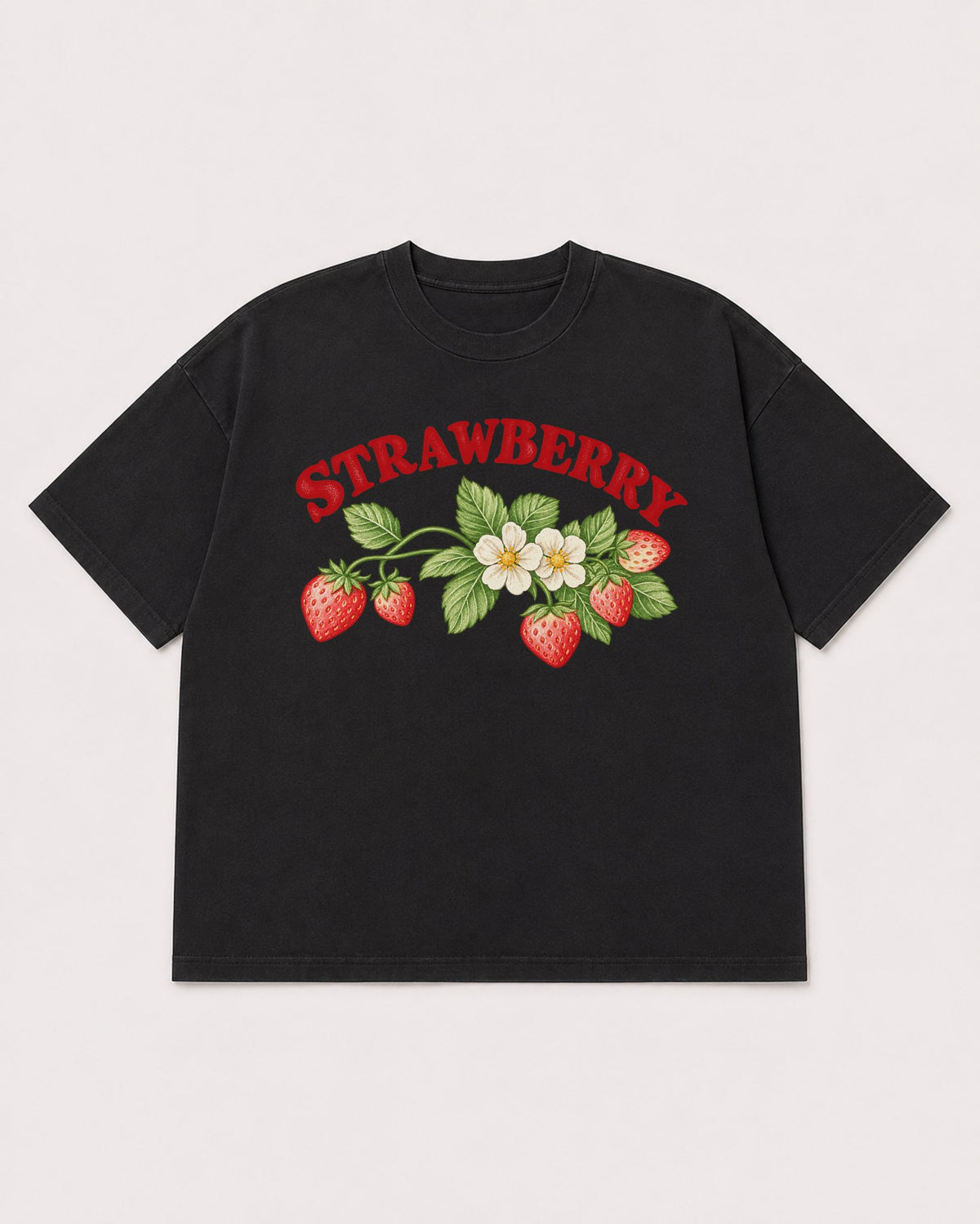 Mockup Boxy Heavyweight Tee Black product