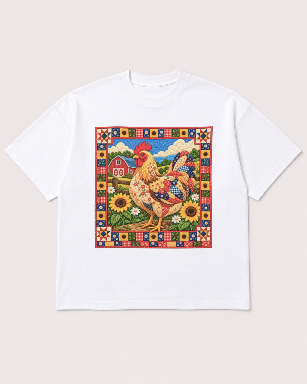 Mockup Boxy Heavyweight Tee White product