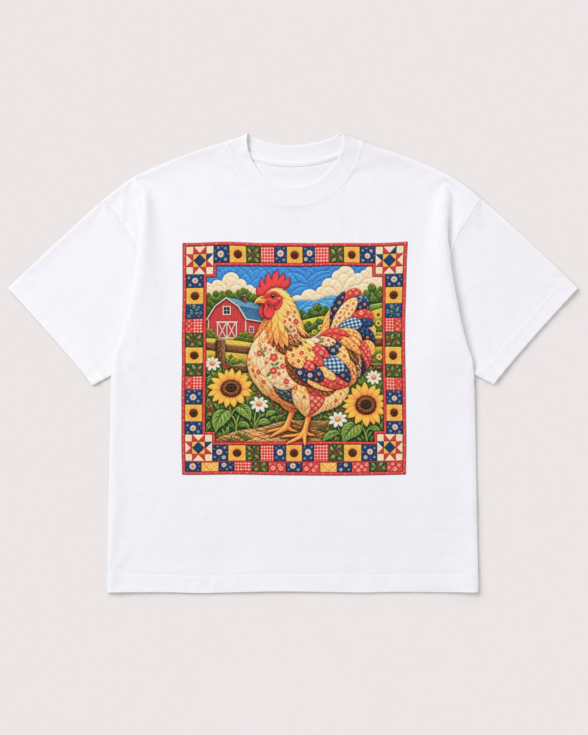 Mockup Boxy Heavyweight Tee White product