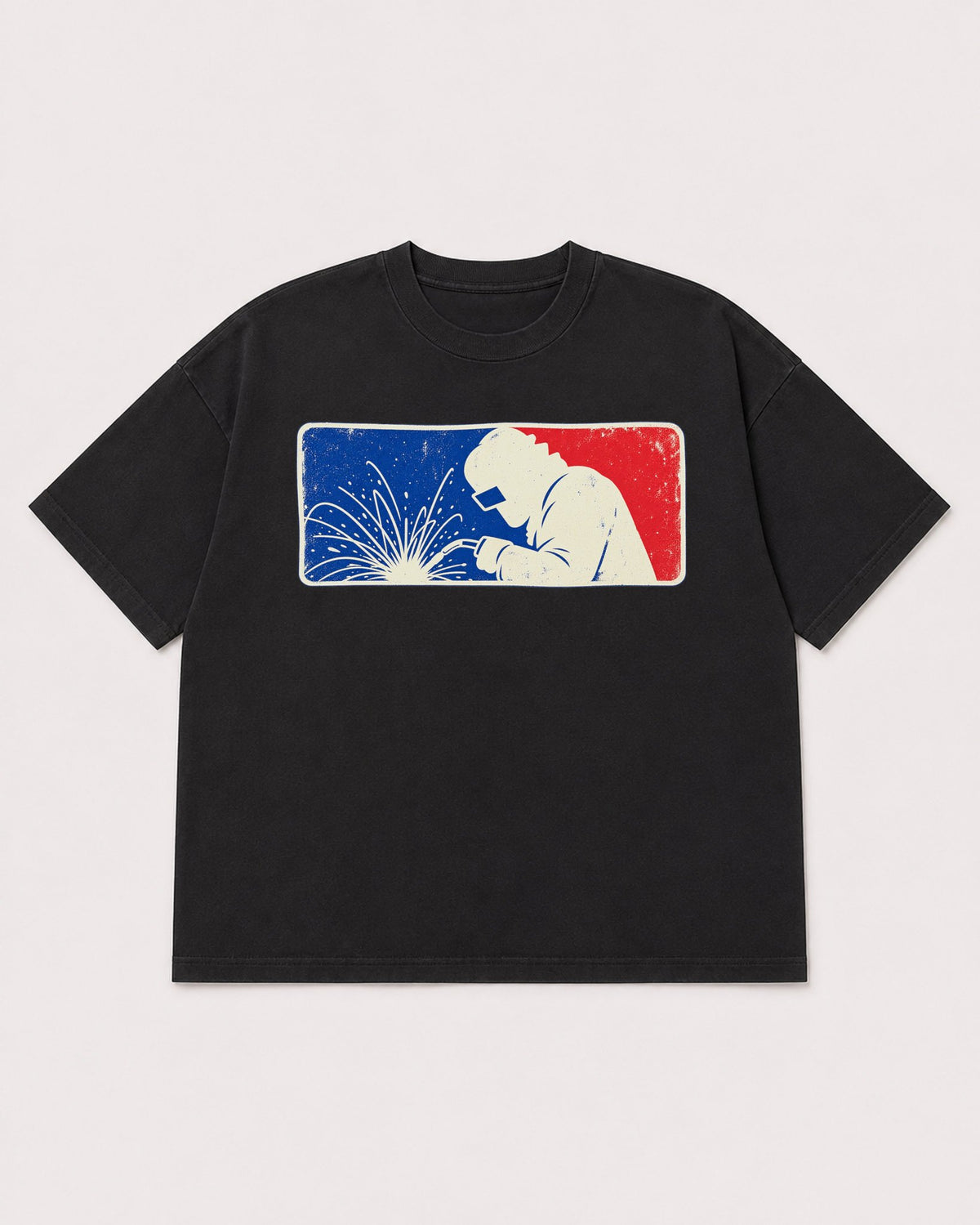 Mockup Boxy Heavyweight Tee Black product