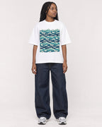 Mockup Boxy Heavyweight Tee White female full-body 04