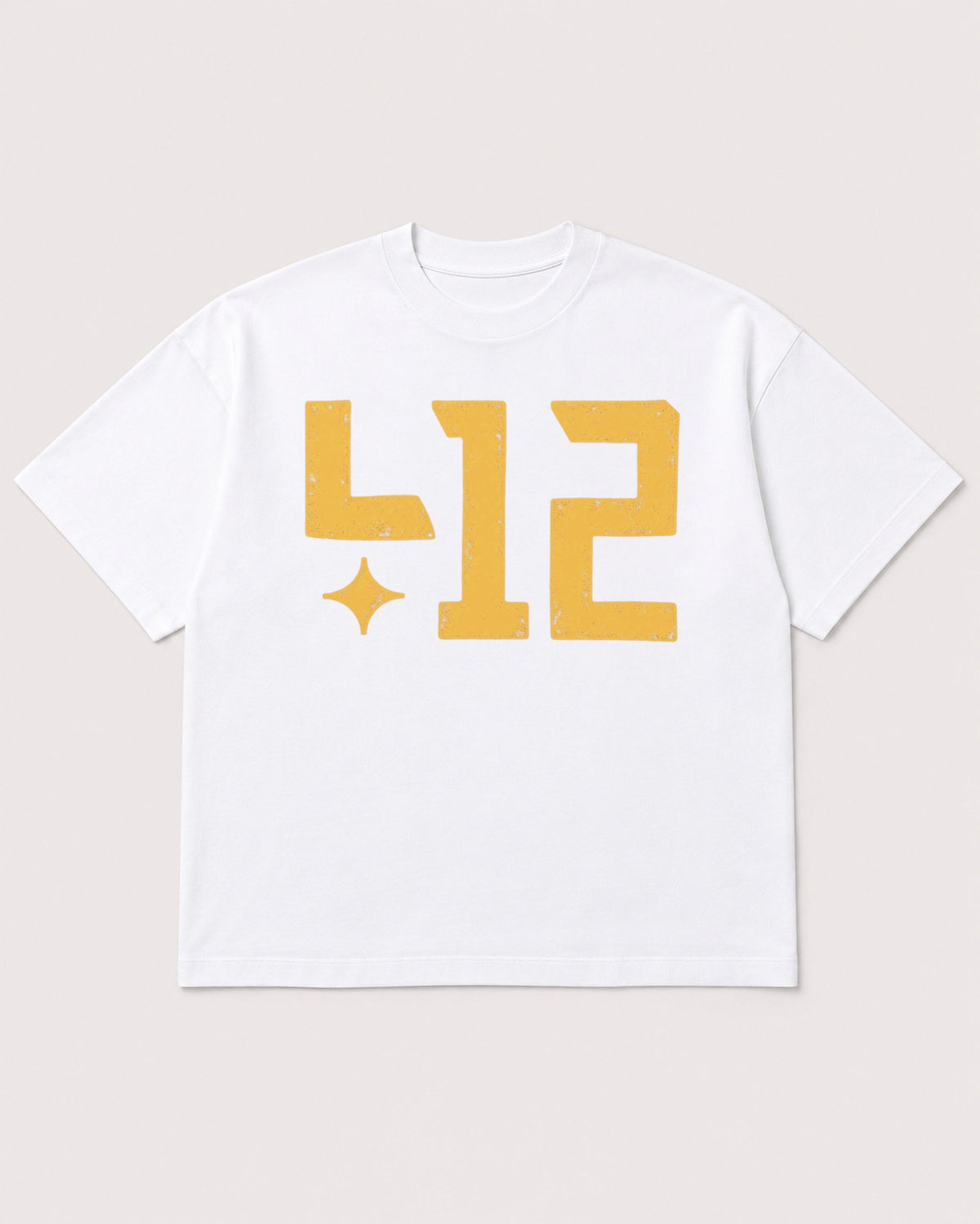 Mockup Boxy Heavyweight Tee White product