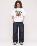 Mockup Boxy Heavyweight Tee White female full-body 09