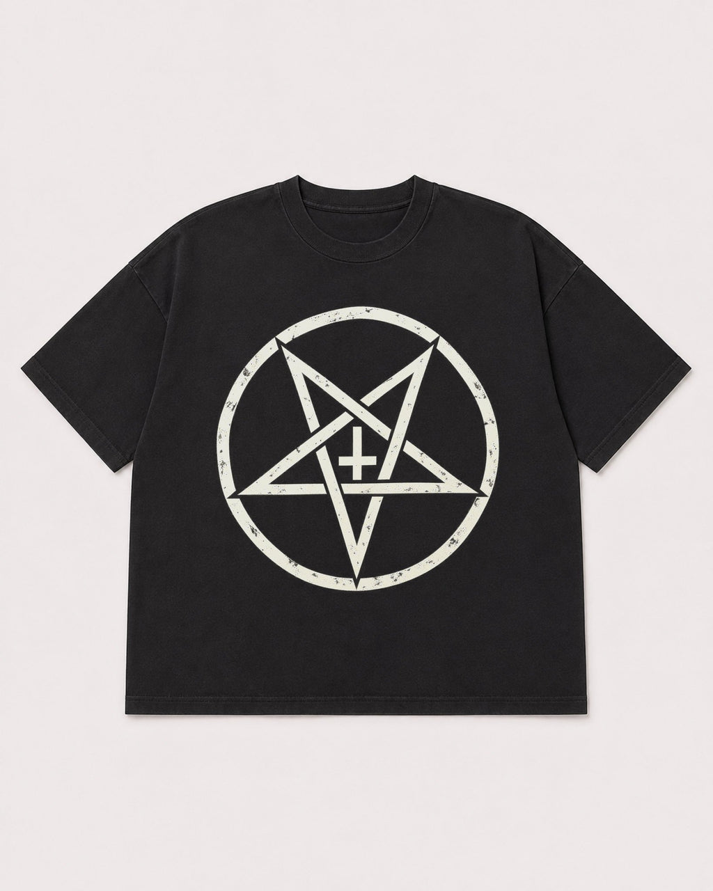 Mockup Boxy Heavyweight Tee Black product